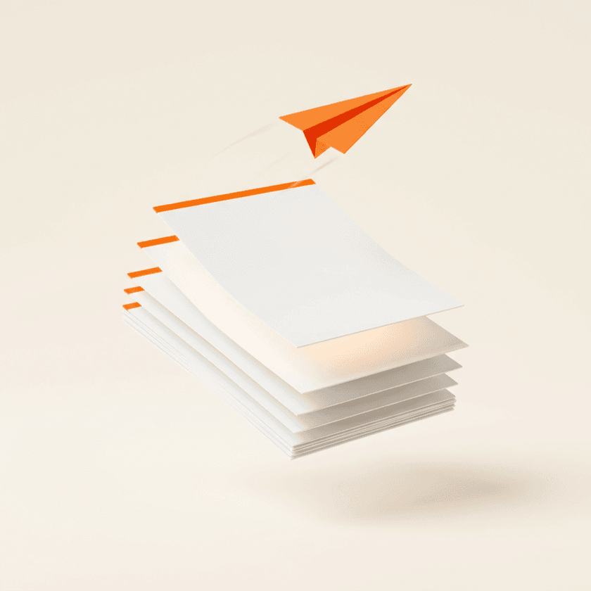 Stack of AI-generated CVs